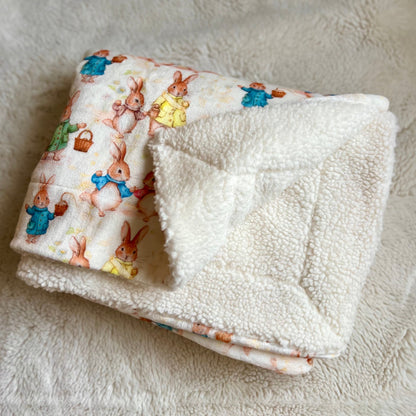 Bunny Tales Design Dog Snuggle Blanket