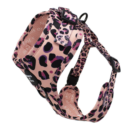 'Blushing Leopard' - Pink Dog Harness