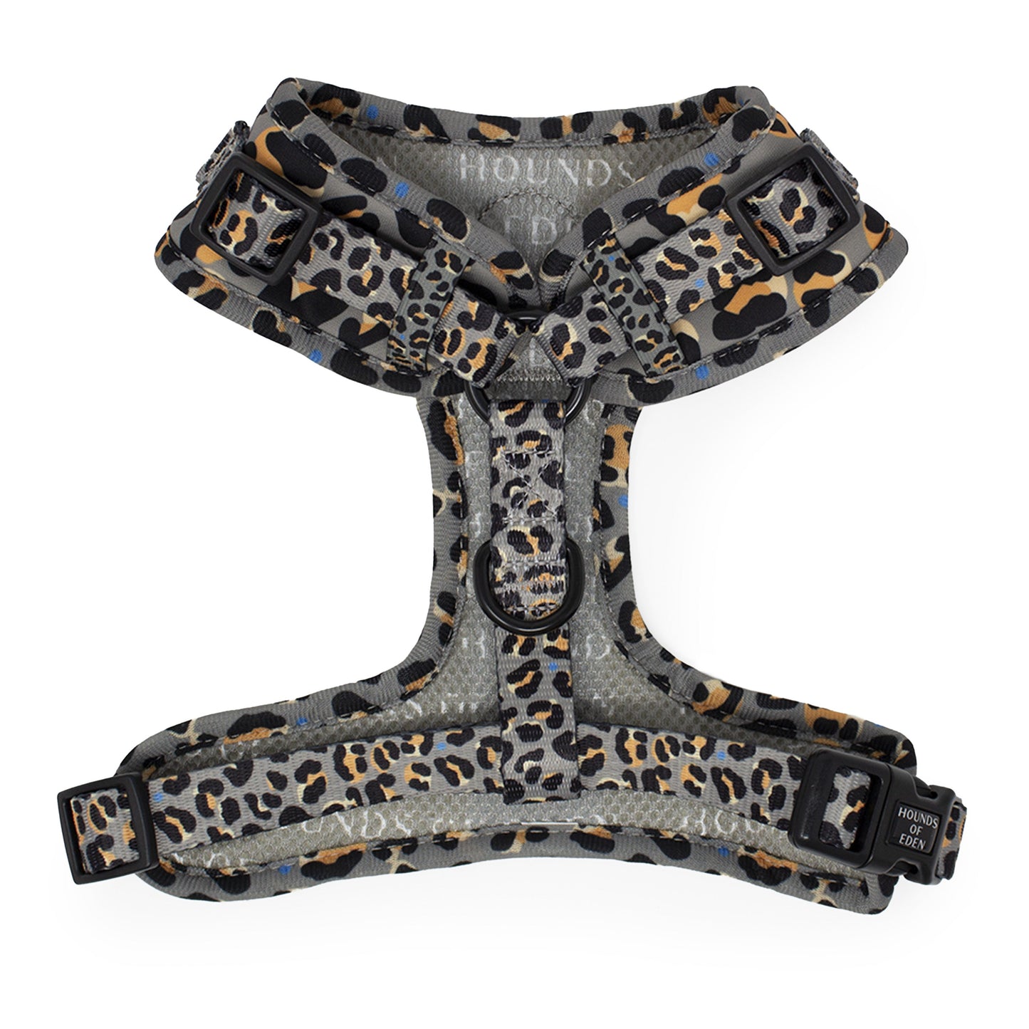 'Steel Leopard' - Khaki/Grey Dog Harness