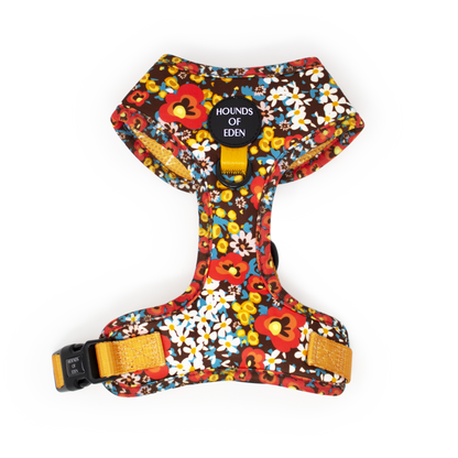 Retro Bloom Dog Harness (XXS & XS)