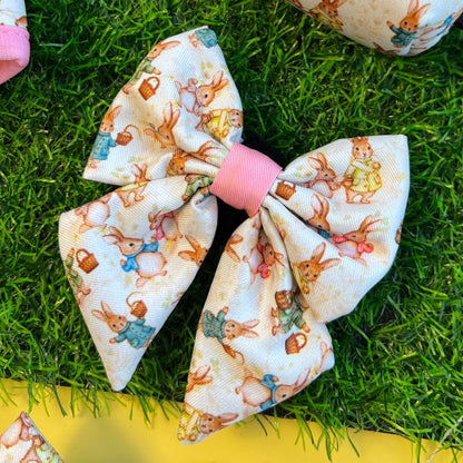 Bunny Tales - Pink, Dog Sailor Bow Tie