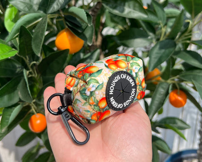 Simply the Zest - Oranges Poop/Treat Bag Holder