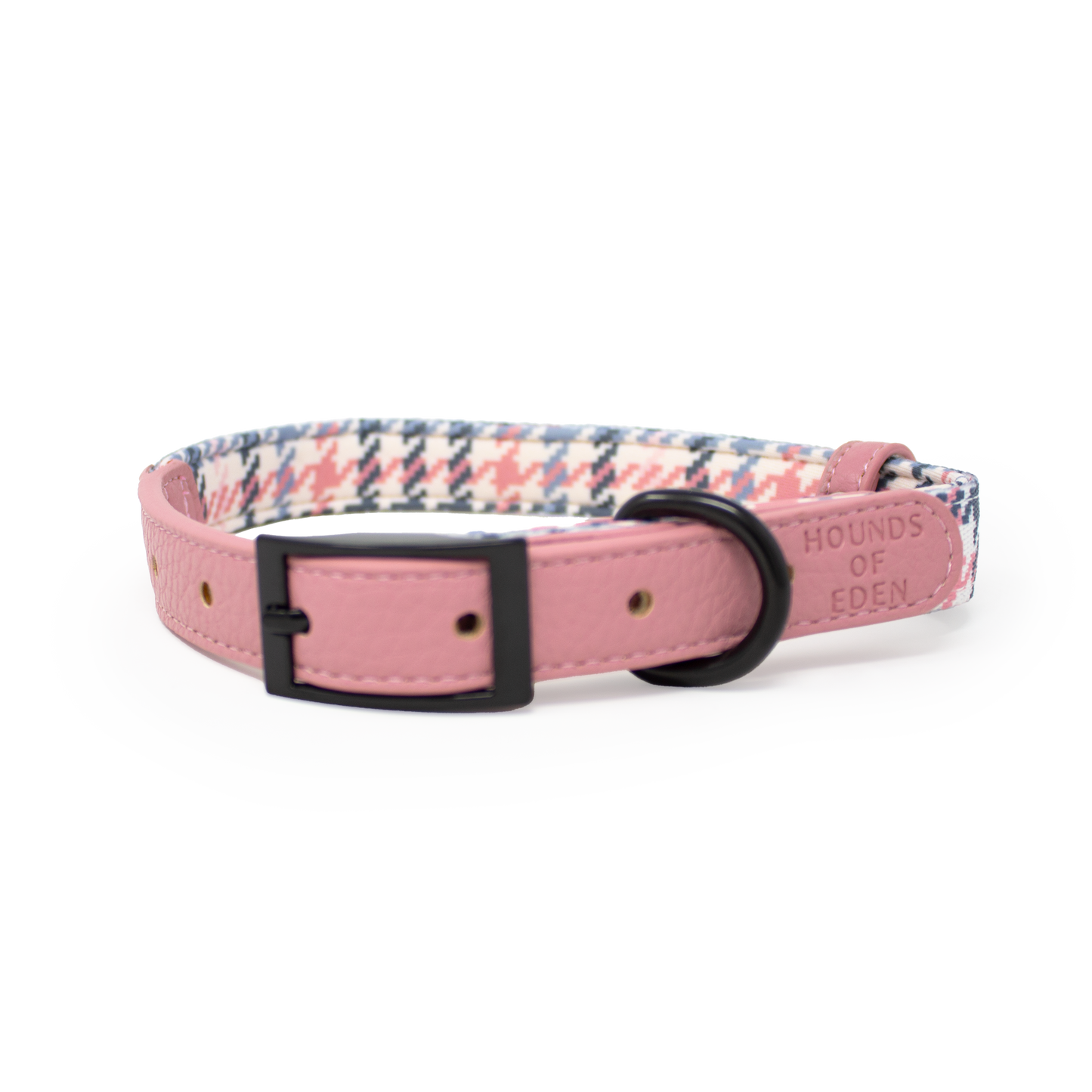 Pink Houndstooth Dog Harness (XXS-XS)