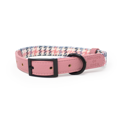 Pink Houndstooth Dog Harness (XXS-XS)