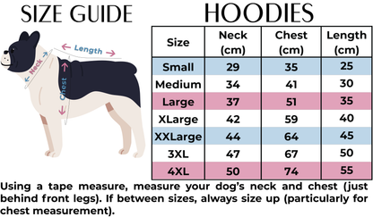 Dog Hoodie - Dark Blue