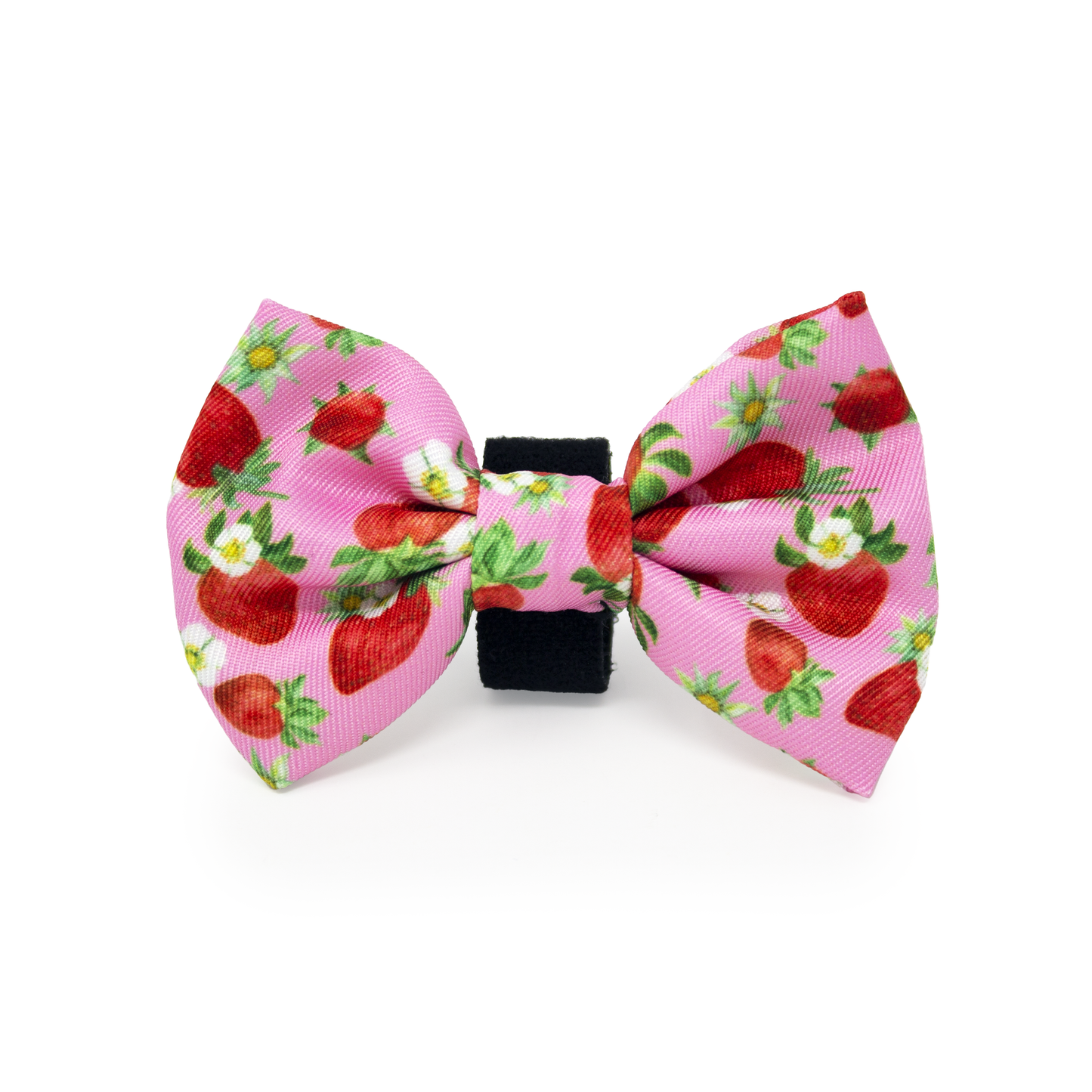 Strawberry Patch Design Dog Bow Tie