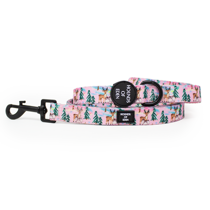 Aurora Nights - Pink Penguin Design Dog Lead