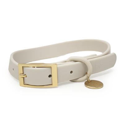 Oatmeal Latte 'All Weather' Dog Collar