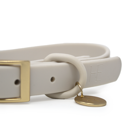 Oatmeal Latte 'All Weather' Dog Collar