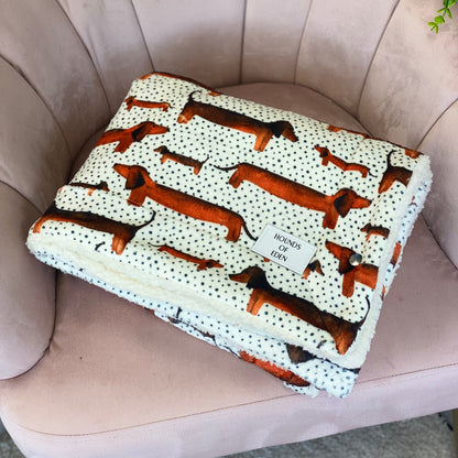 Sizzlin' Sausages Dog Snuggle Blanket