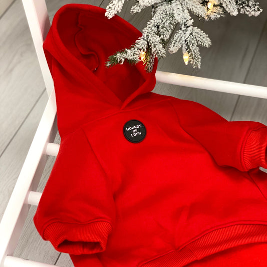 Dog Hoodie - Red