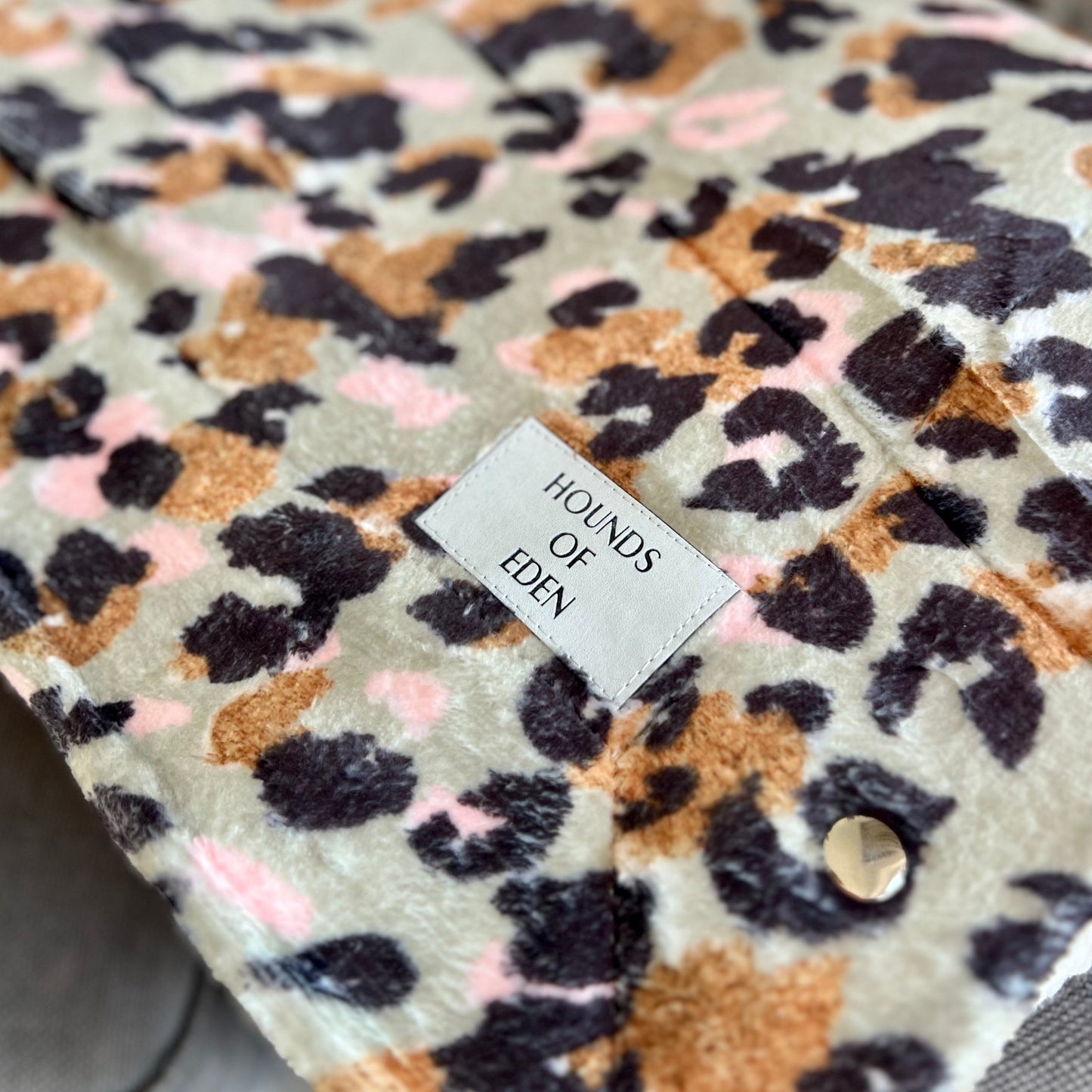 Sage Leopard Snuggle Blanket