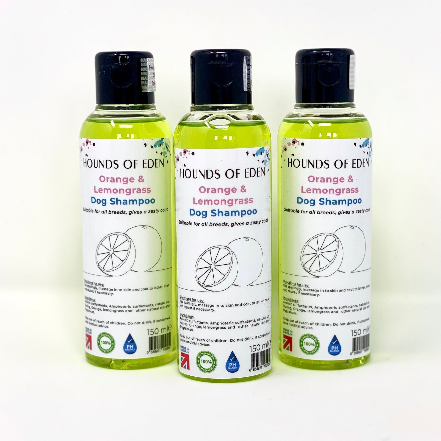 Orange and Lemongrass Dog Shampoo