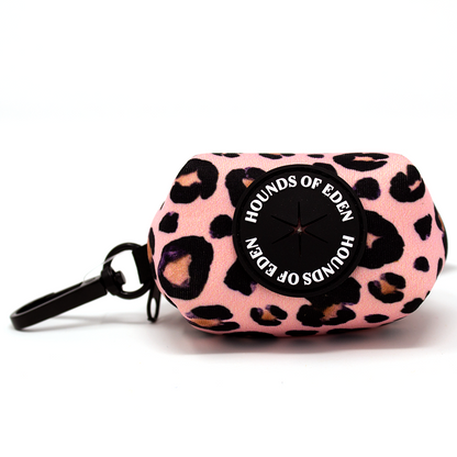 'Blushing Leopard' - Pink Dog Collar