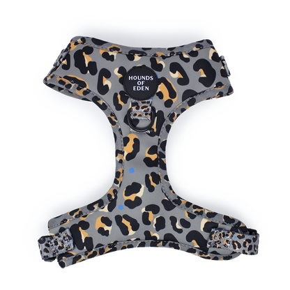 'Steel Leopard' - Khaki/Grey Dog Harness